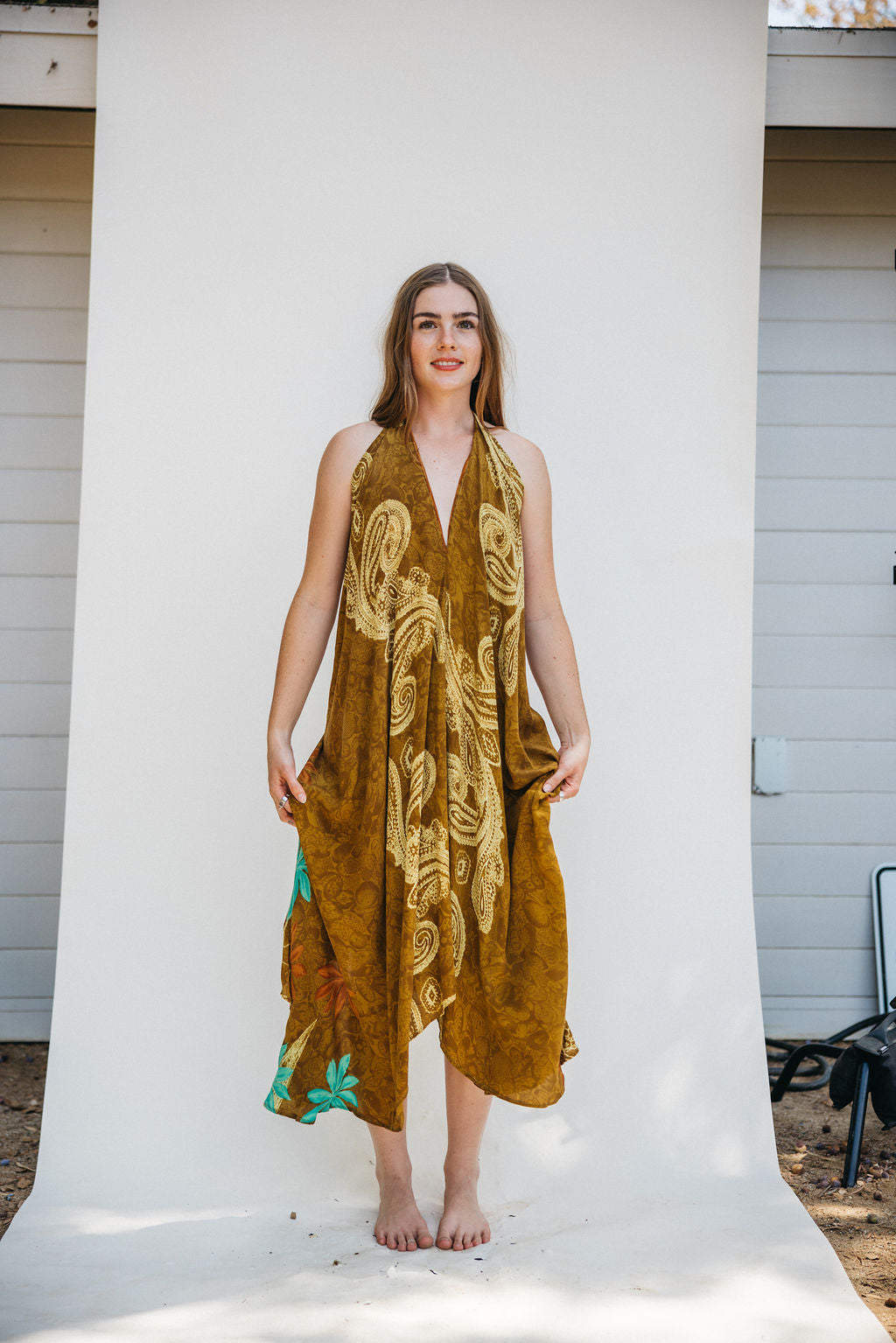 Sun Child Classic Silk Dress - Jori