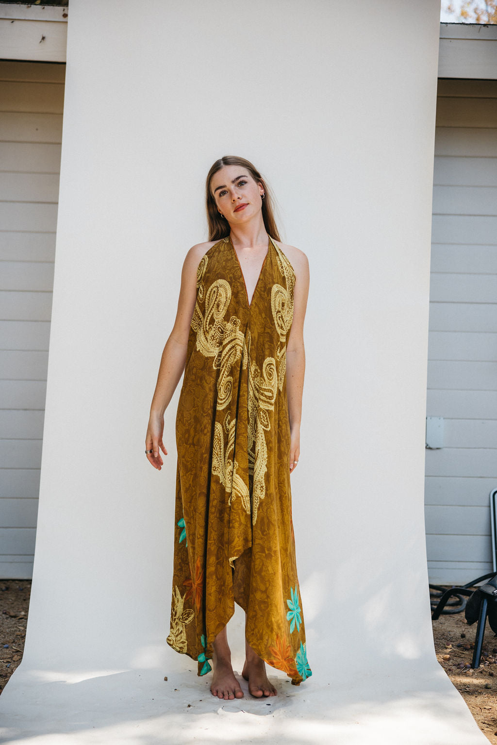 Sun Child Classic Silk Dress - Jori