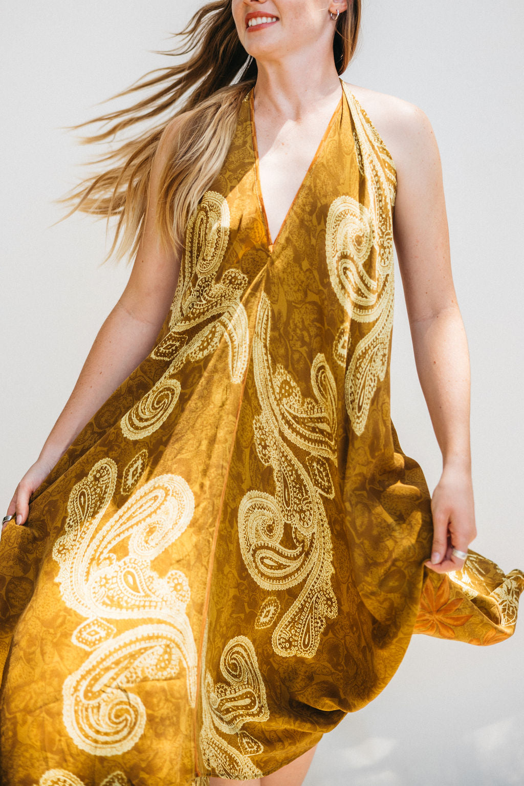 Sun Child Classic Silk Dress - Jori