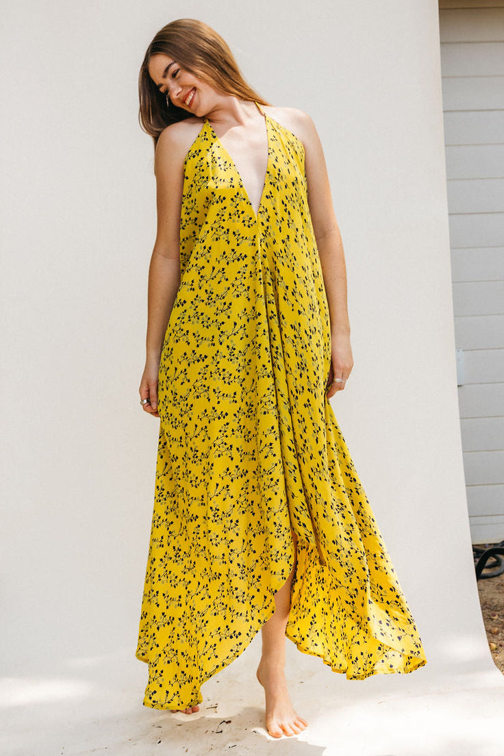 Sun Child Classic Silk Dress - Monday
