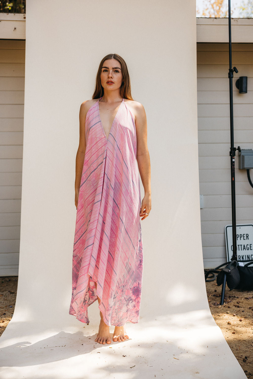 Sun Child Classic Silk Dress - Honey