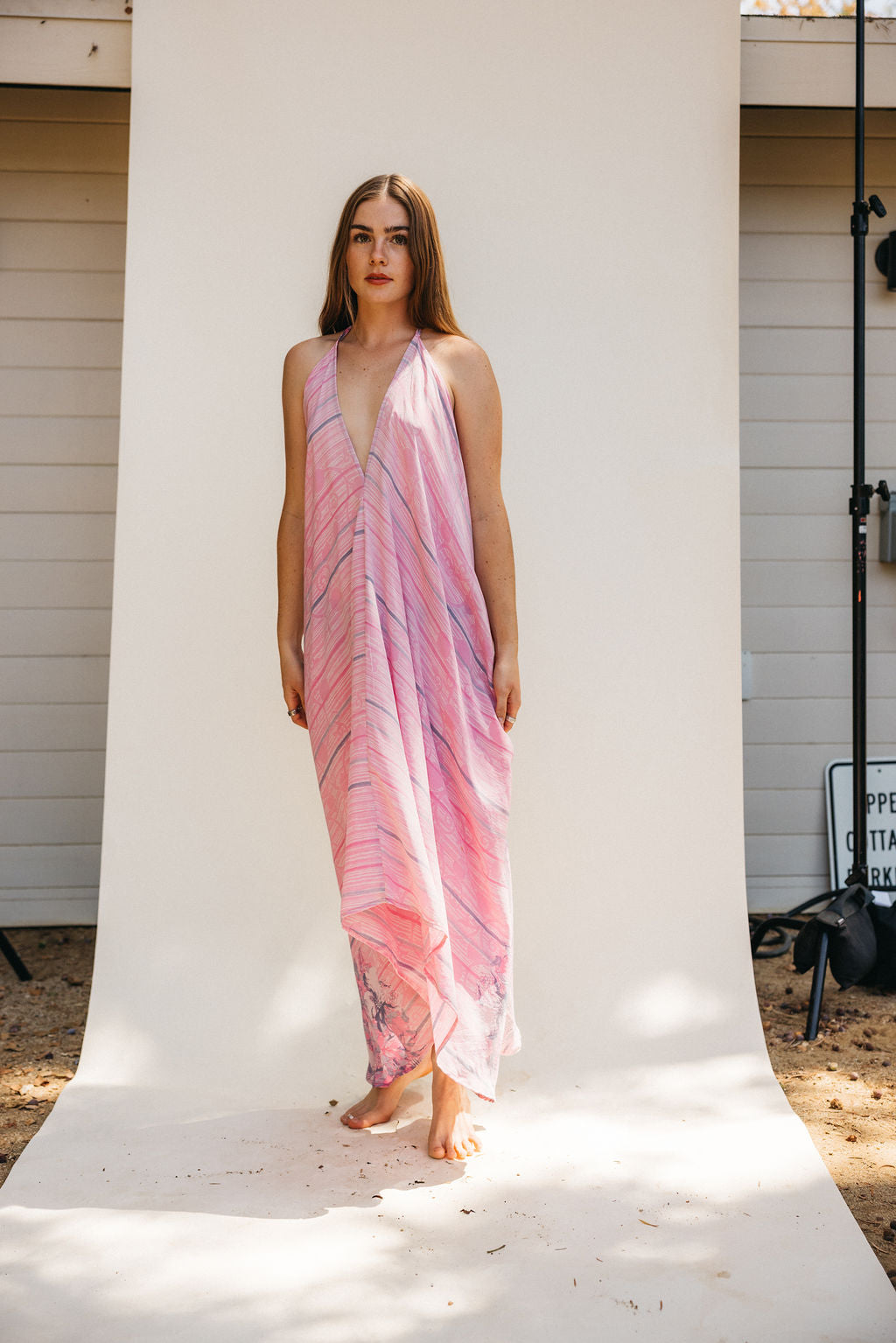 Sun Child Classic Silk Dress - Honey