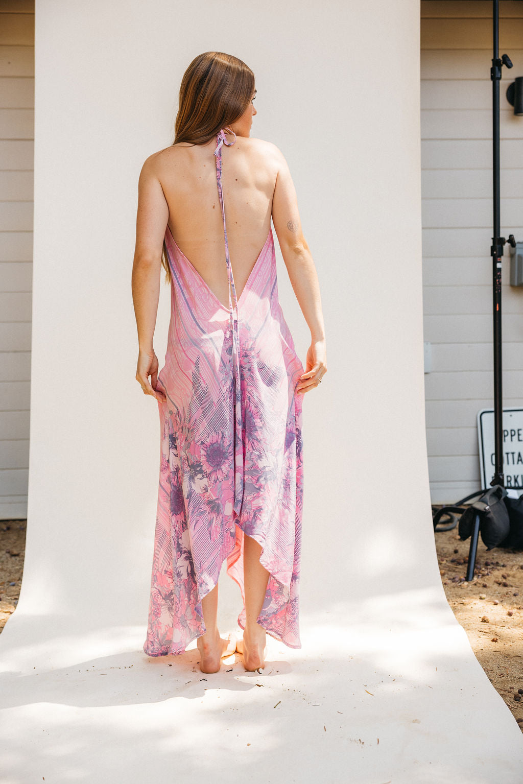 Sun Child Classic Silk Dress - Honey