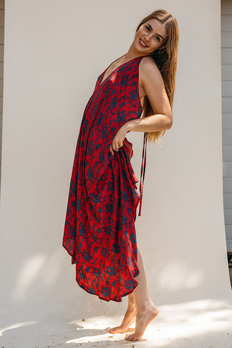 Sun Child Classic Silk Dress - Rhapsody