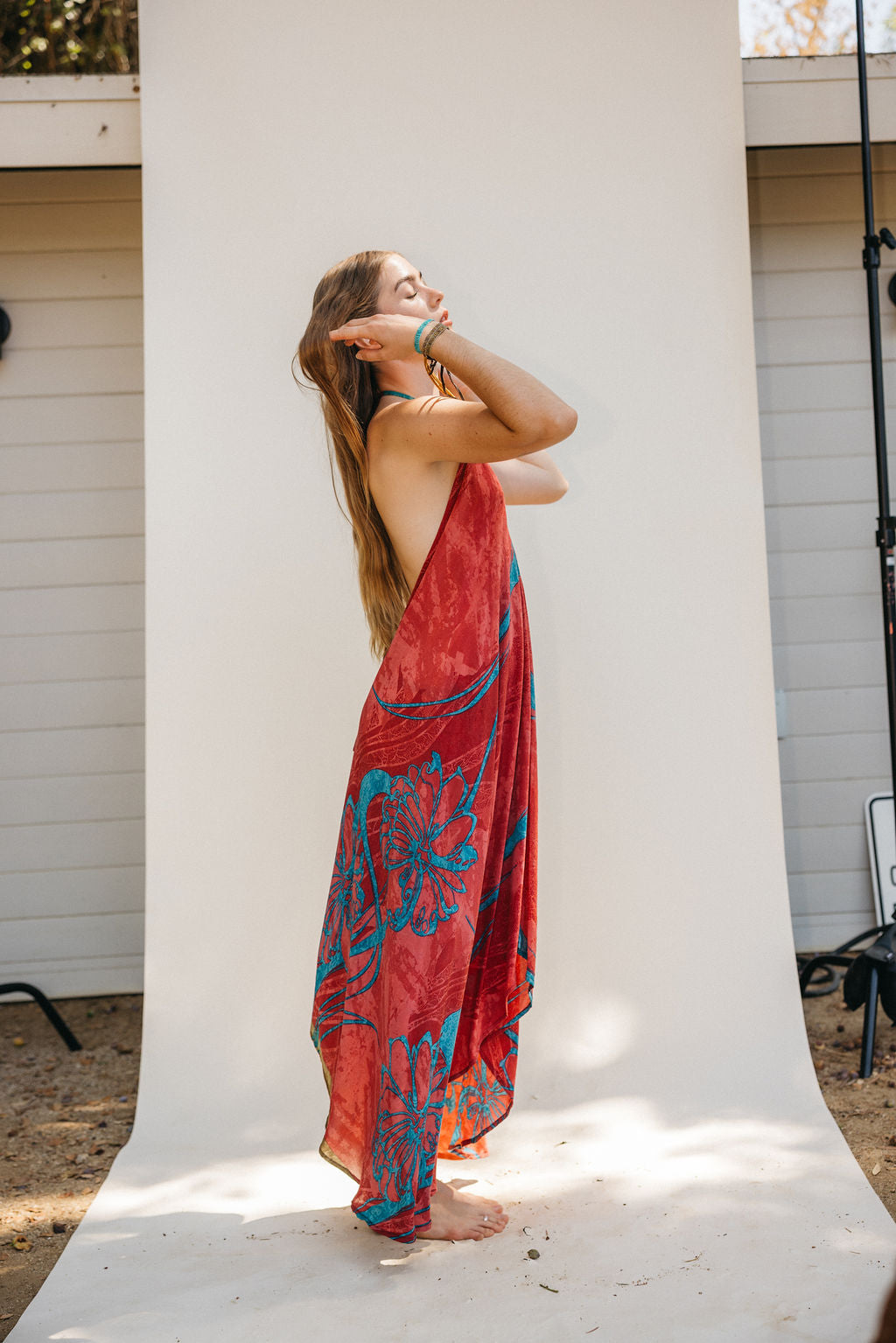 Sun Child Classic Silk Dress - Stardust