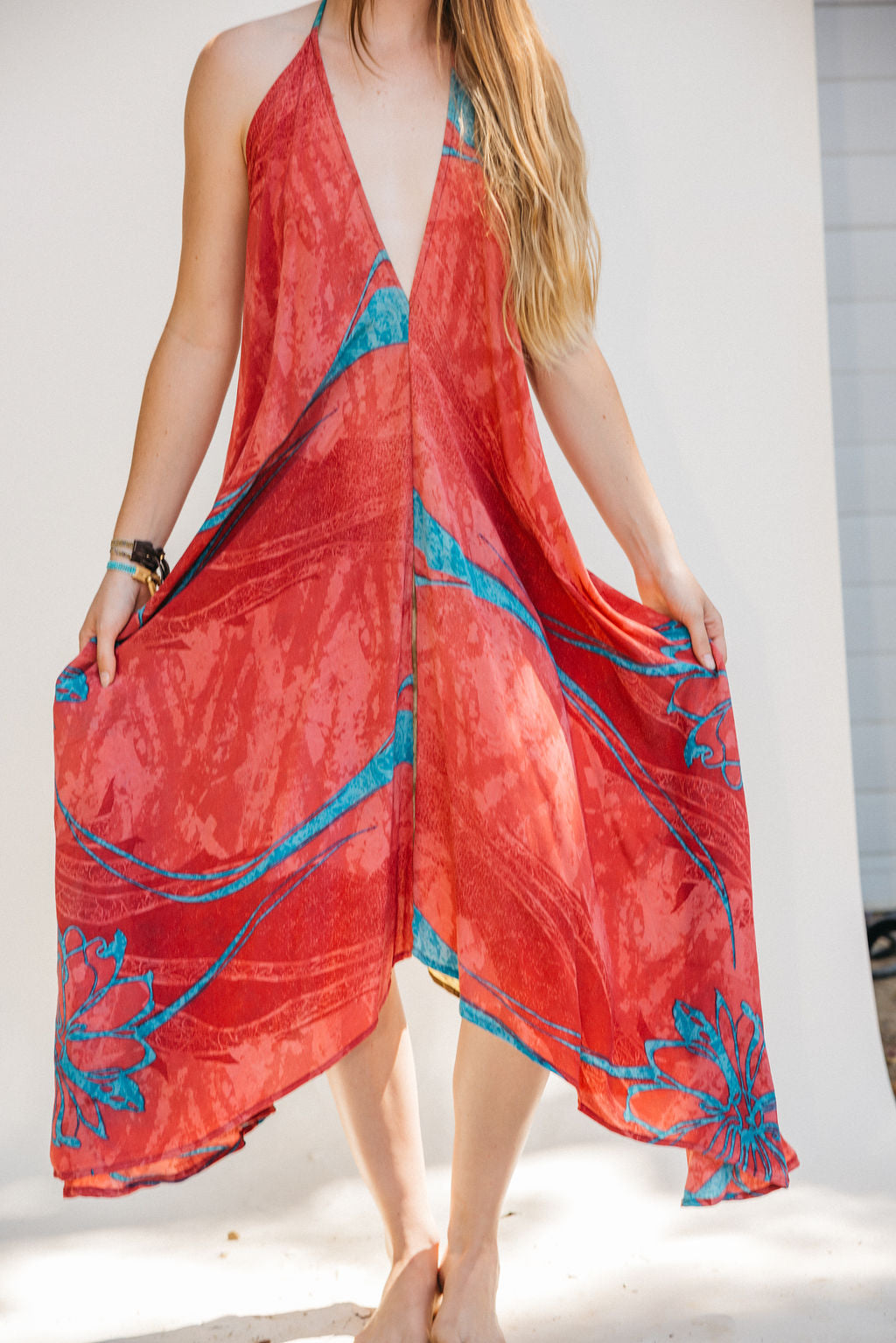 Sun Child Classic Silk Dress - Stardust