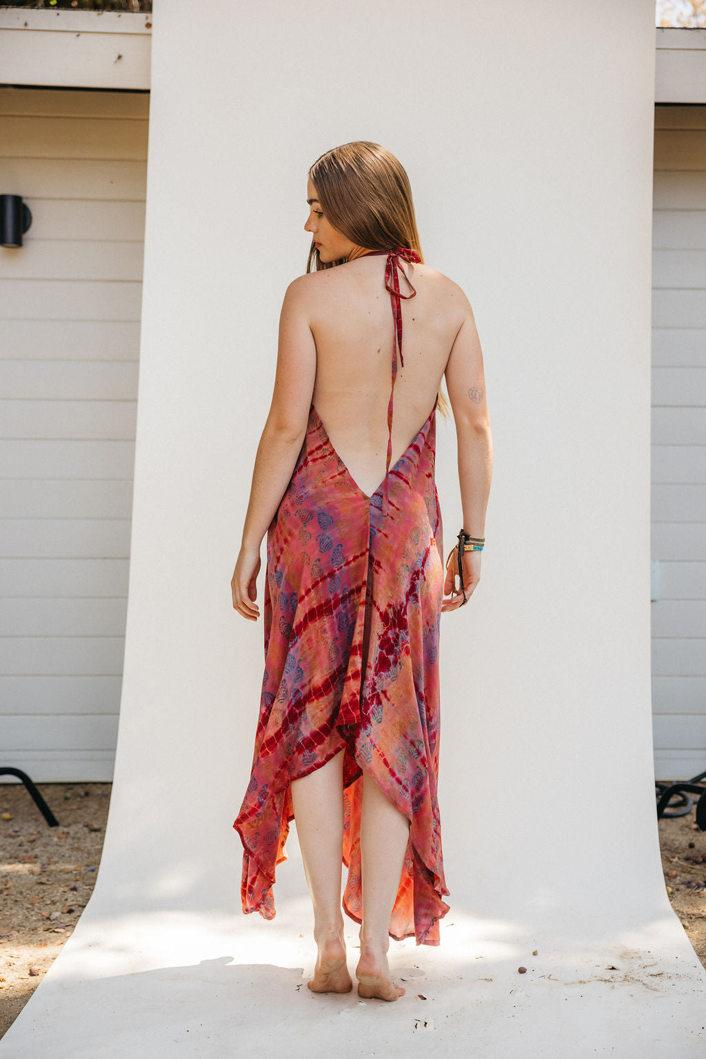 Sun Child Classic Silk Dress - Wildflower