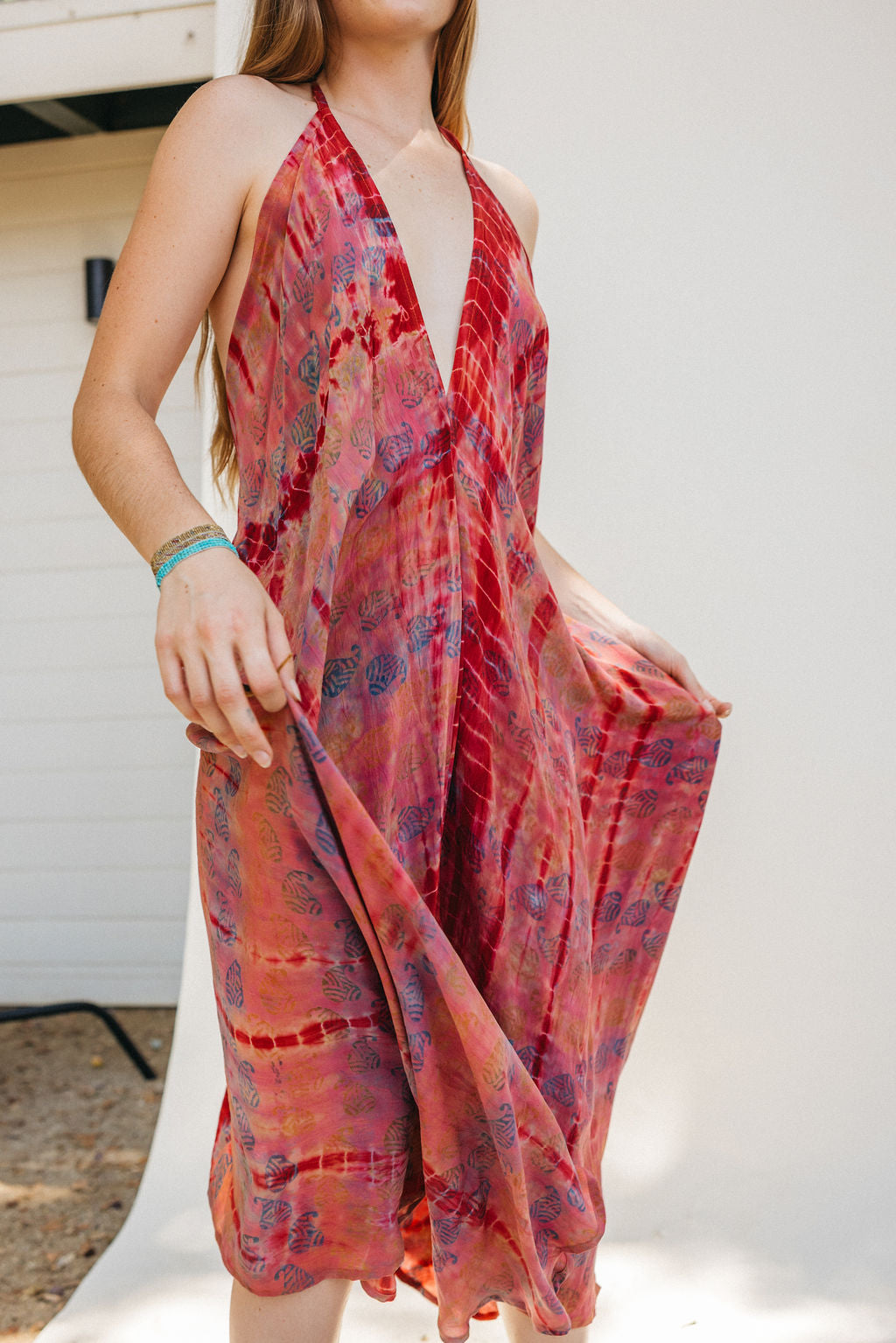 Sun Child Classic Silk Dress - Wildflower