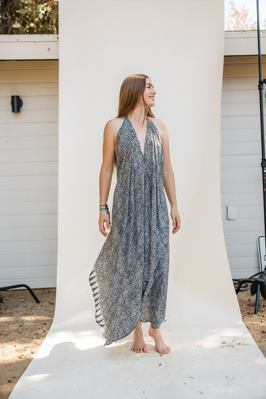 Sun Child Classic Silk Dress - Halo