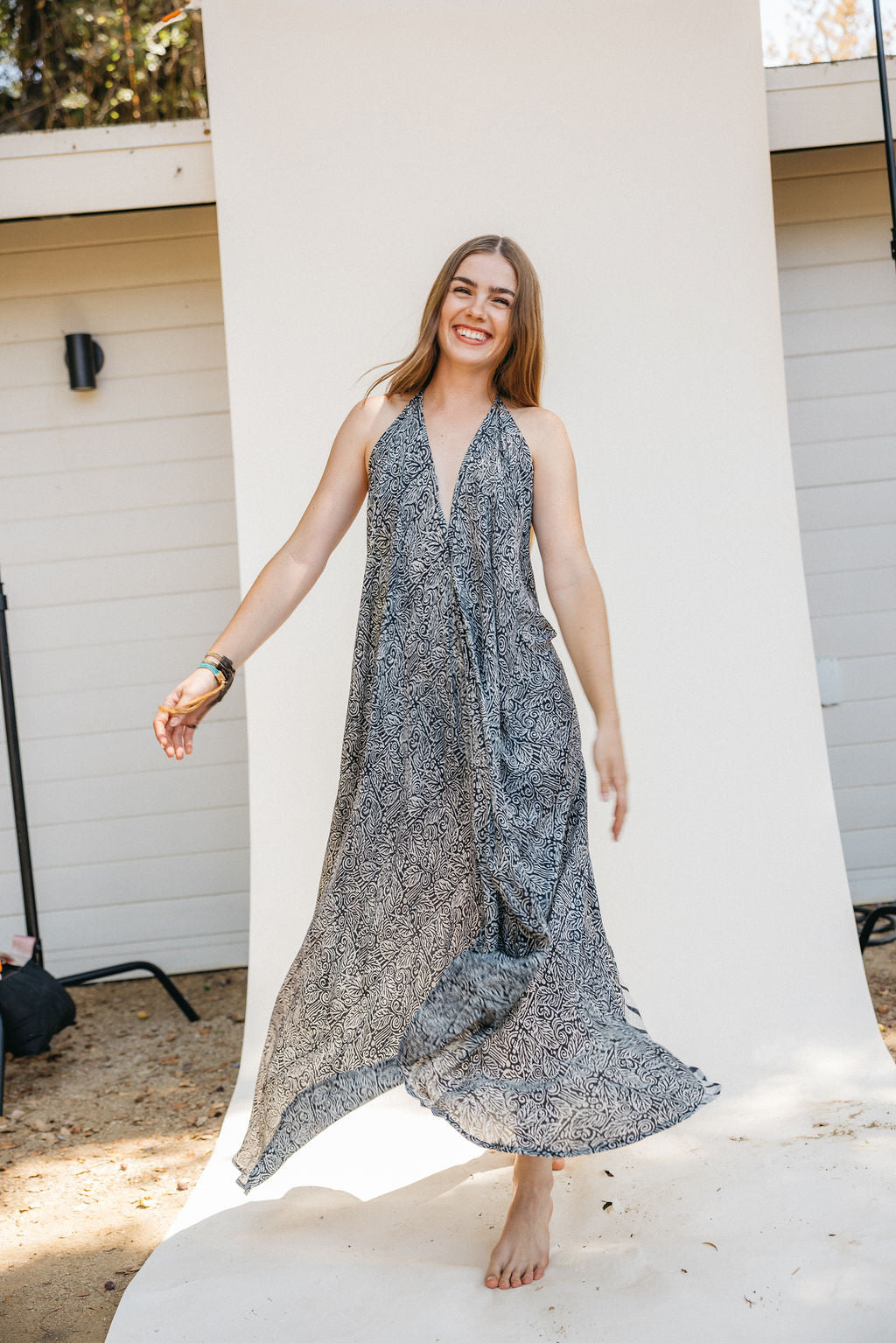 Sun Child Classic Silk Dress - Halo