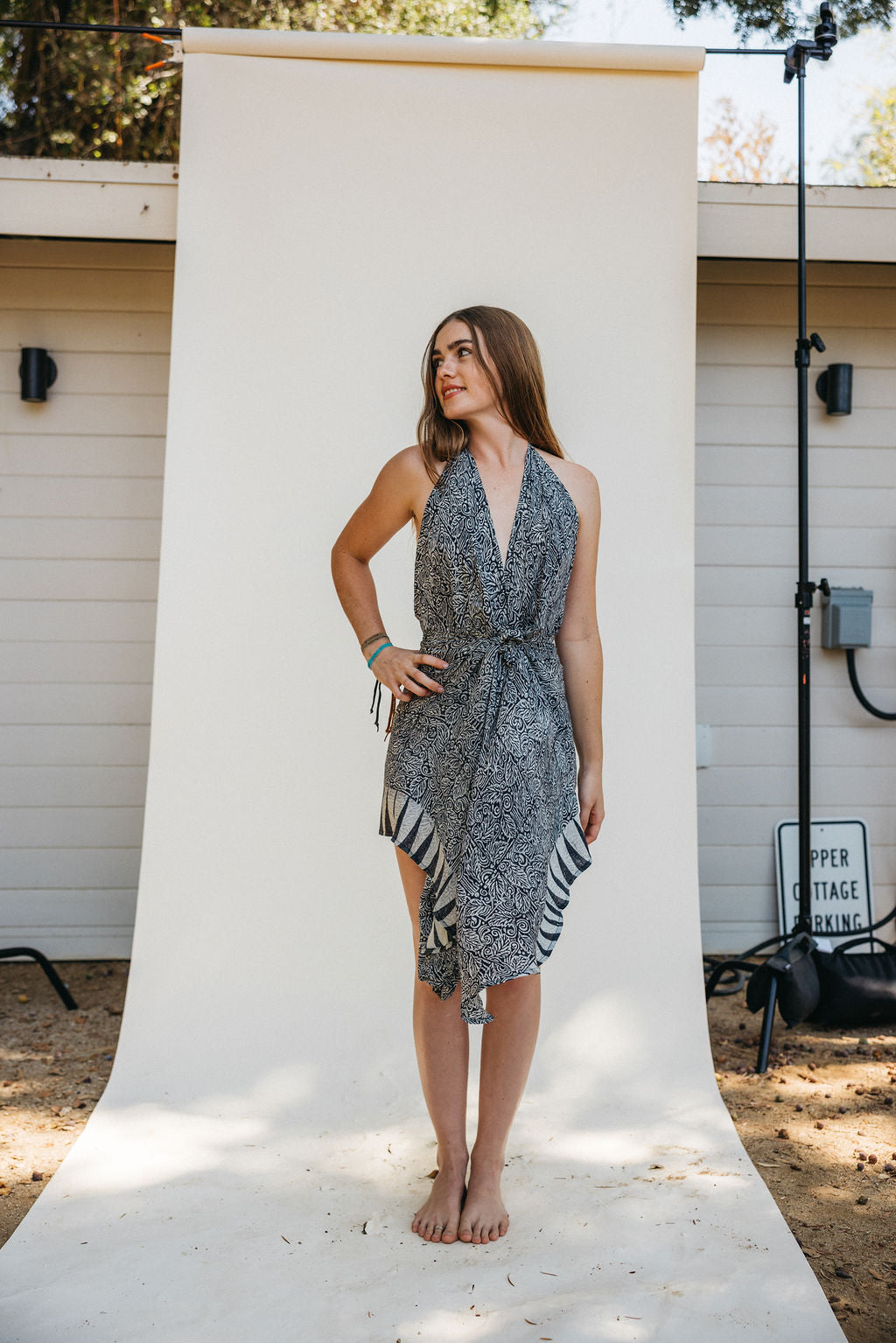 Sun Child Classic Silk Dress - Halo