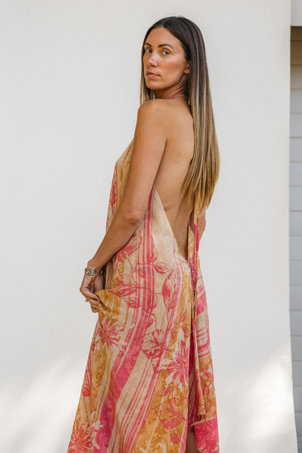 Sun Child Classic Silk Dress - Velvet
