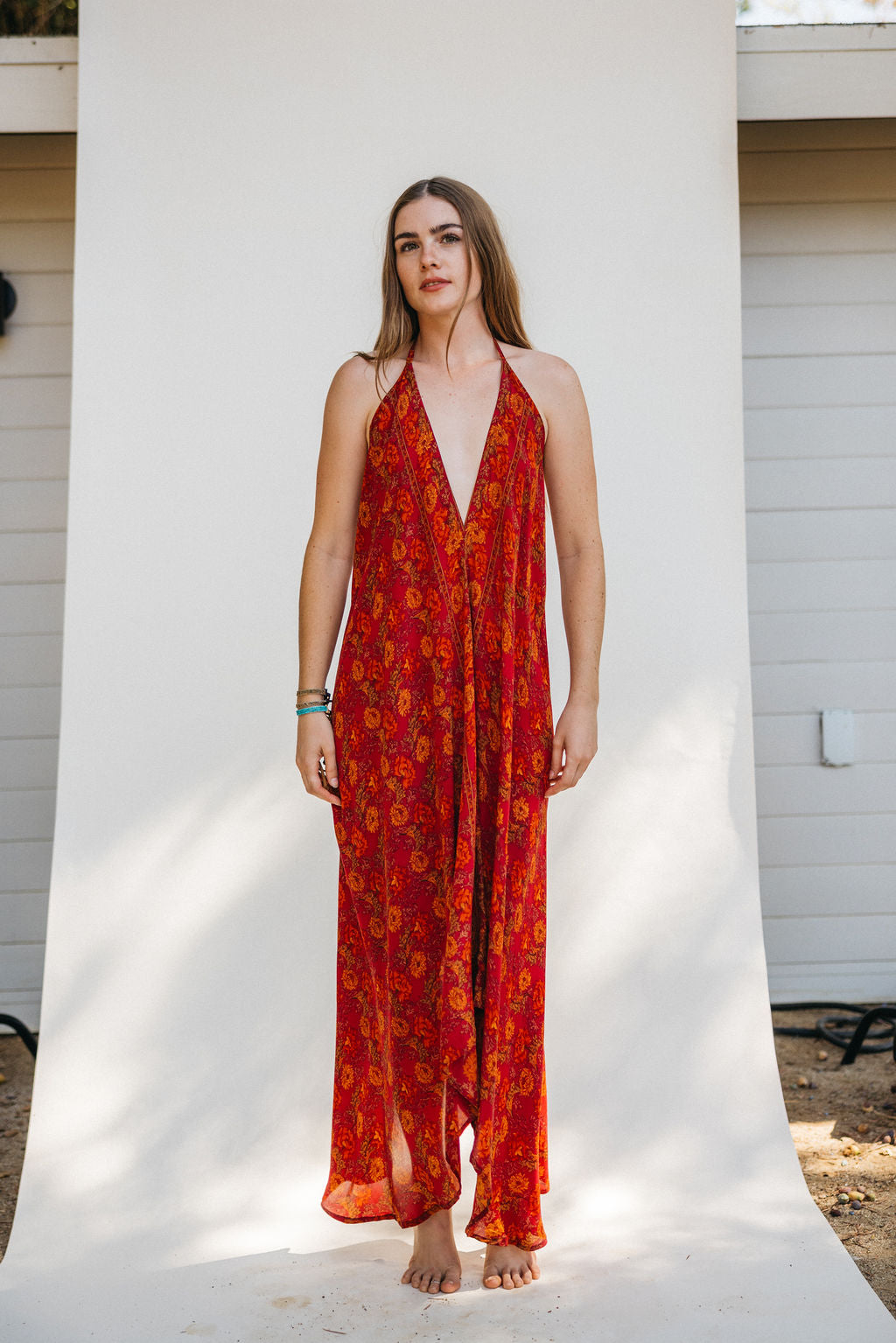 Sun Child Classic Silk Dress - Bluebird