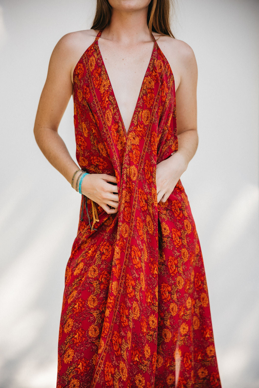 Sun Child Classic Silk Dress - Bluebird