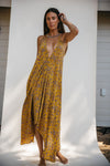 Sun Child Classic Silk Dress - Moonstone
