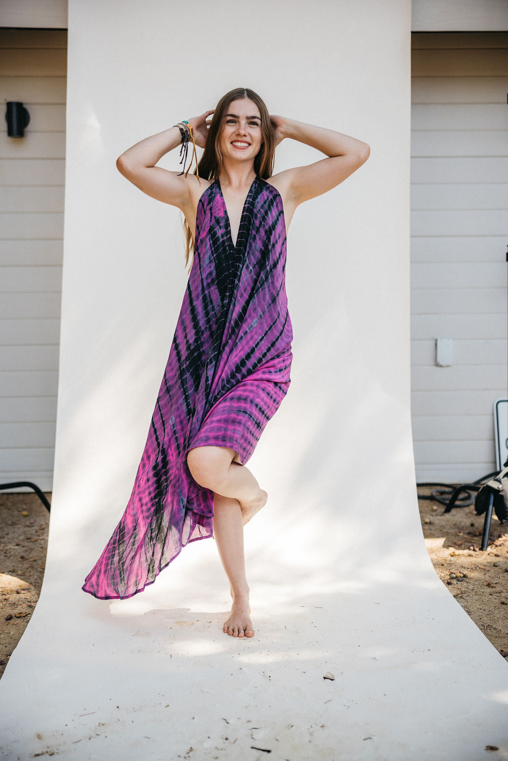Sun Child Classic Silk Dress - Laurel Canyon