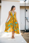 Sun Child Classic Silk Dress - Redwood