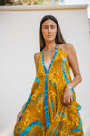 Sun Child Classic Silk Dress - Redwood