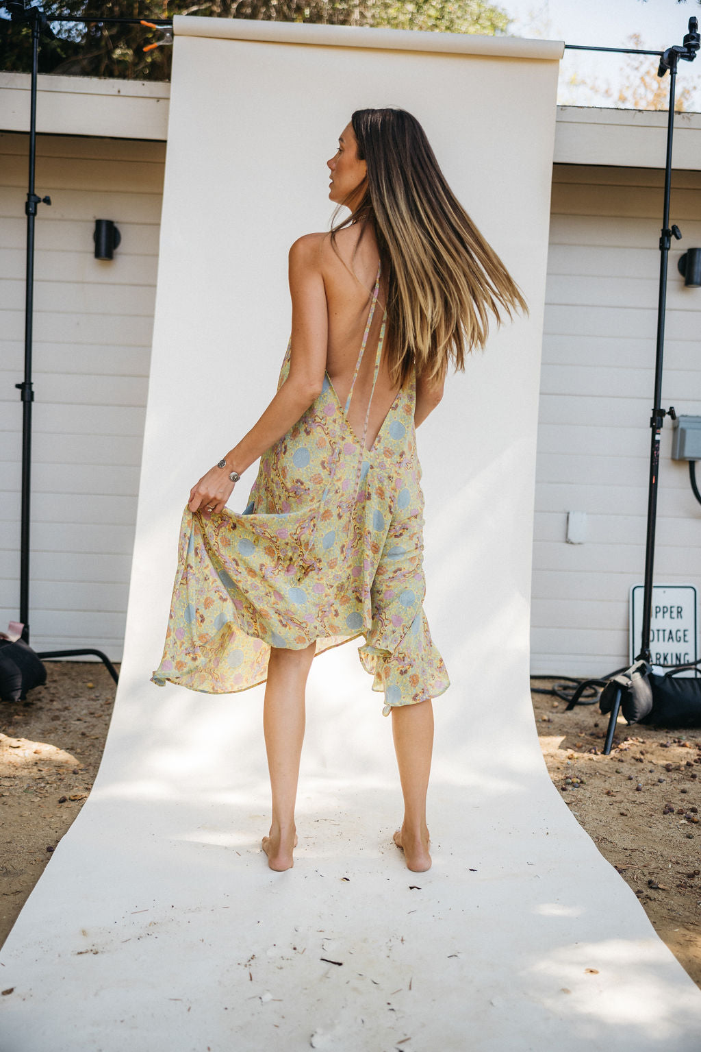 Sun Child Classic Silk Dress - Aurora