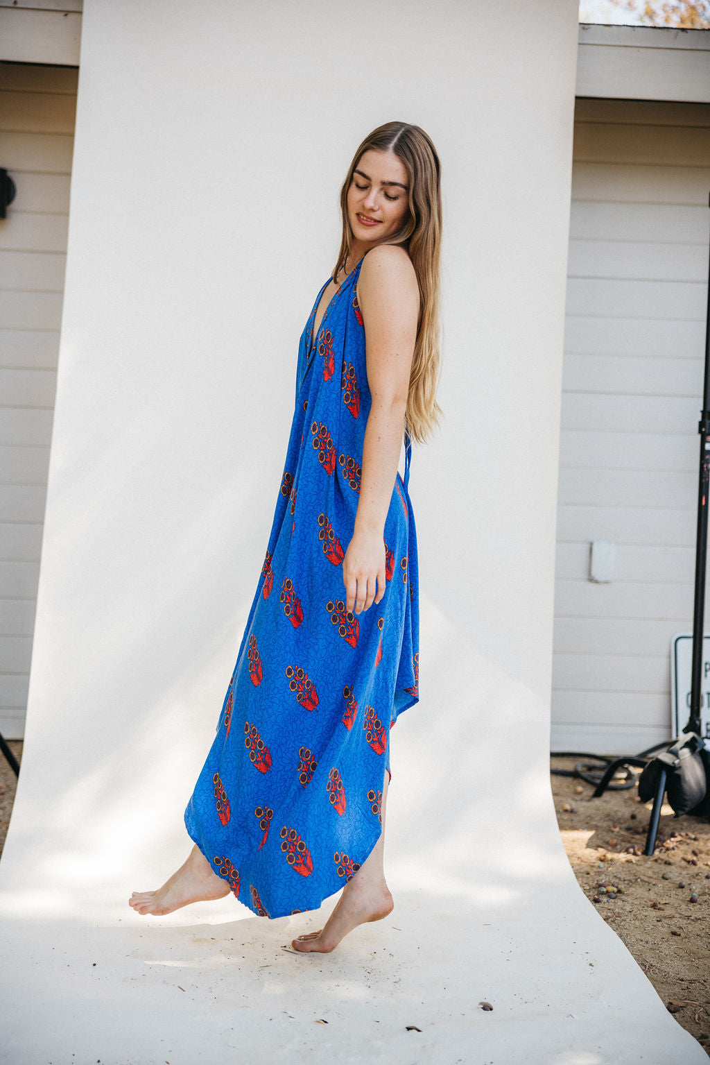 Sun Child Classic Silk Dress - Malibu