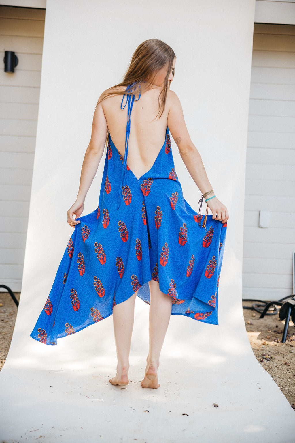 Sun Child Classic Silk Dress - Malibu