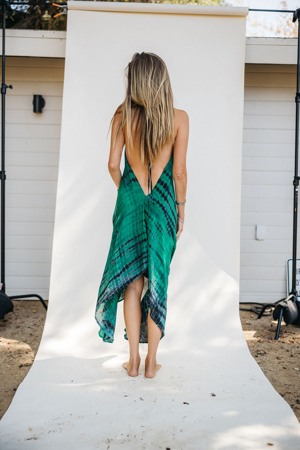 Sun Child Classic Silk Dress - Wisteria