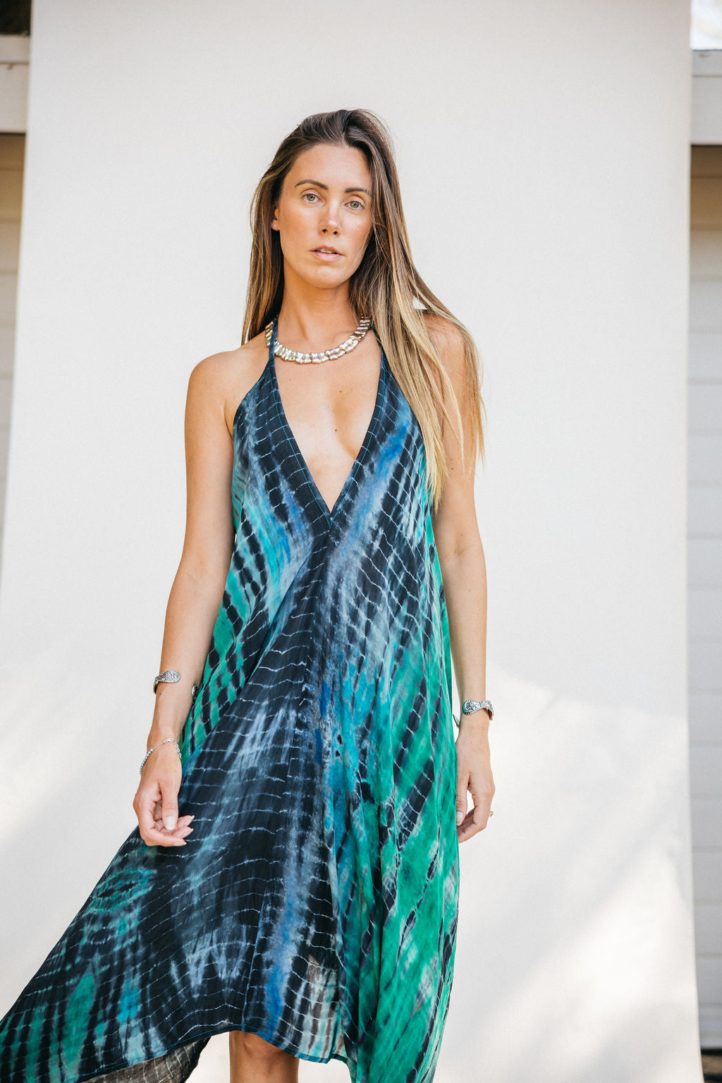 Sun Child Classic Silk Dress - Wisteria