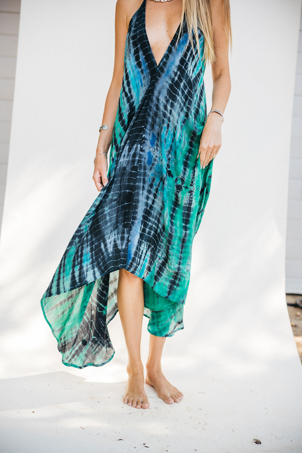 Sun Child Classic Silk Dress - Wisteria