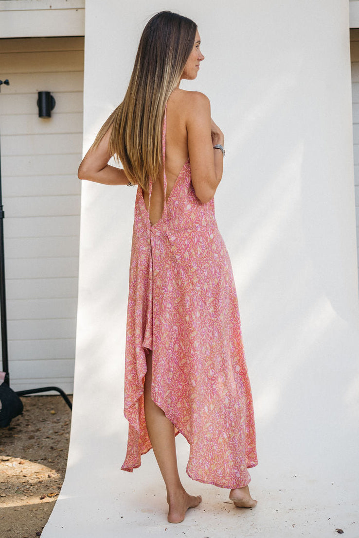 Sun Child Classic Silk Dress - Acacia