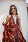 Sun Child Classic Silk Dress - Moss