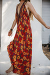 Sun Child Classic Silk Dress - Moss