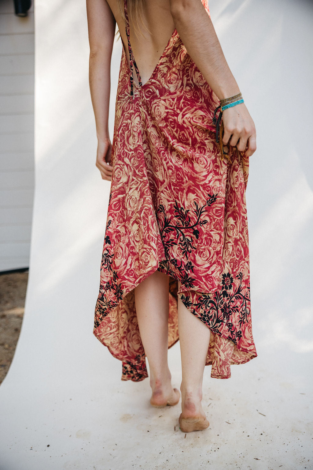 Sun Child Classic Silk Dress - Laurel