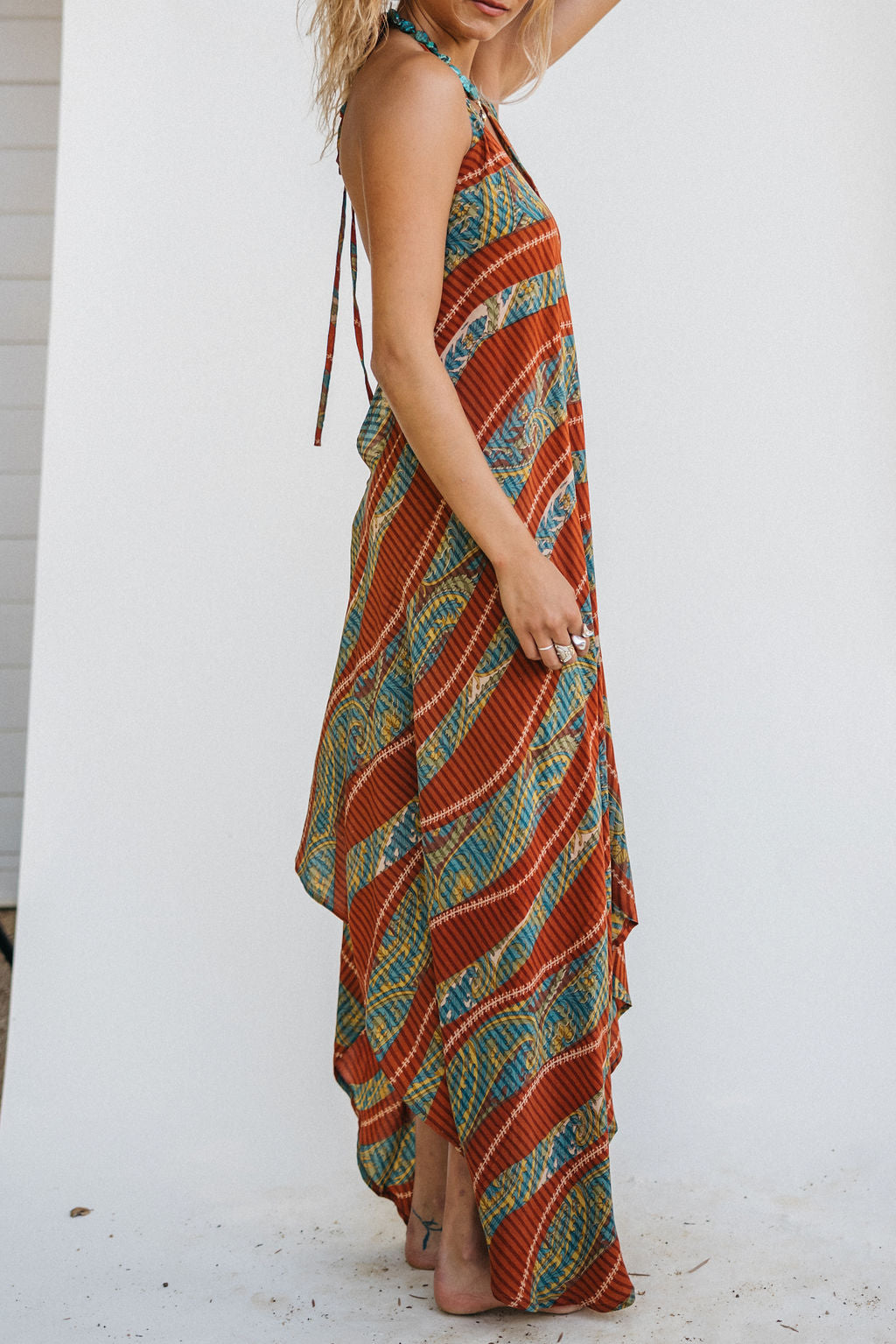 Sun Child Classic Silk Dress - Bloom