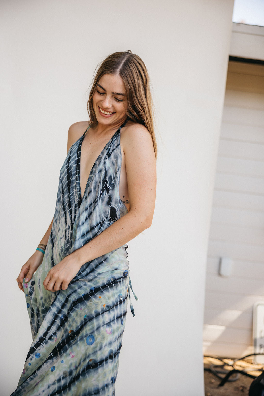 Sun Child Classic Silk Dress - Meadow
