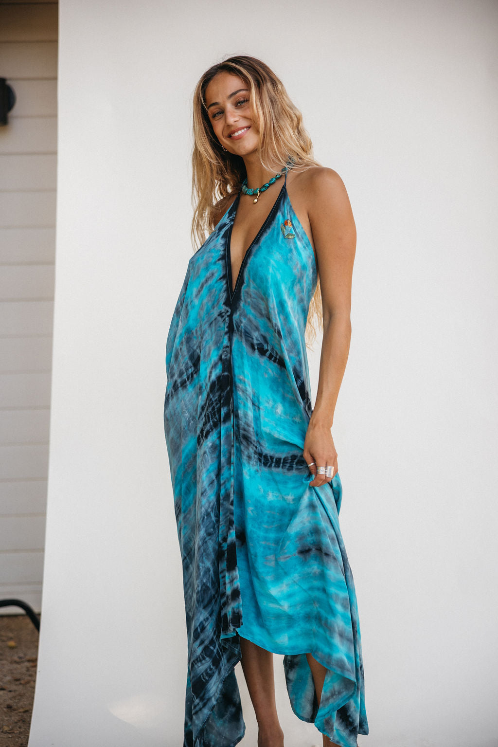 Sun Child Classic Silk Dress - Clove