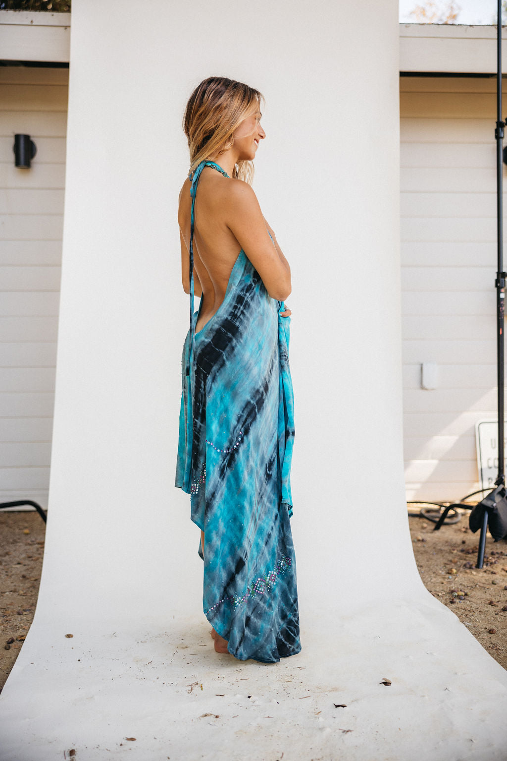 Sun Child Classic Silk Dress - Clove
