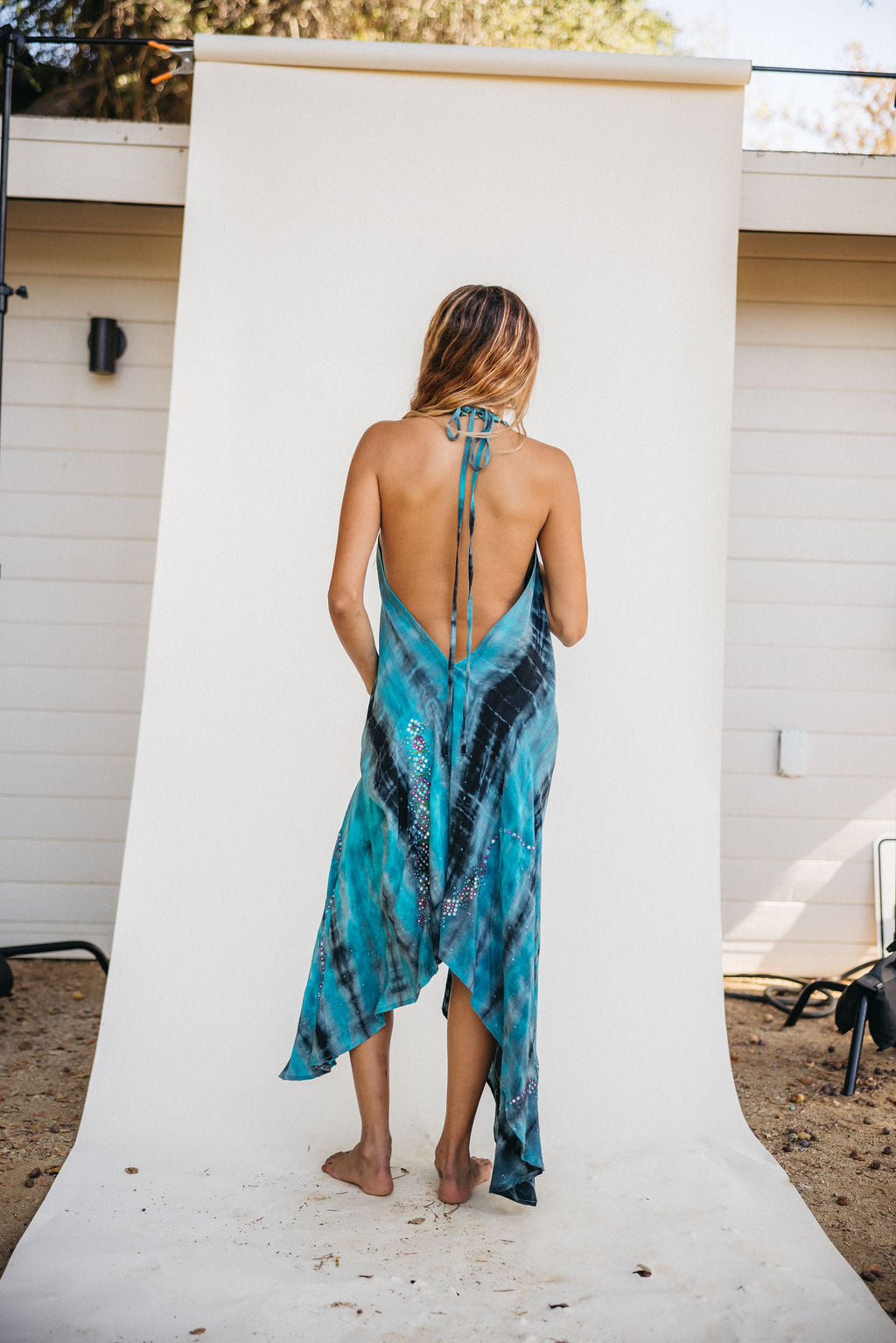 Sun Child Classic Silk Dress - Clove
