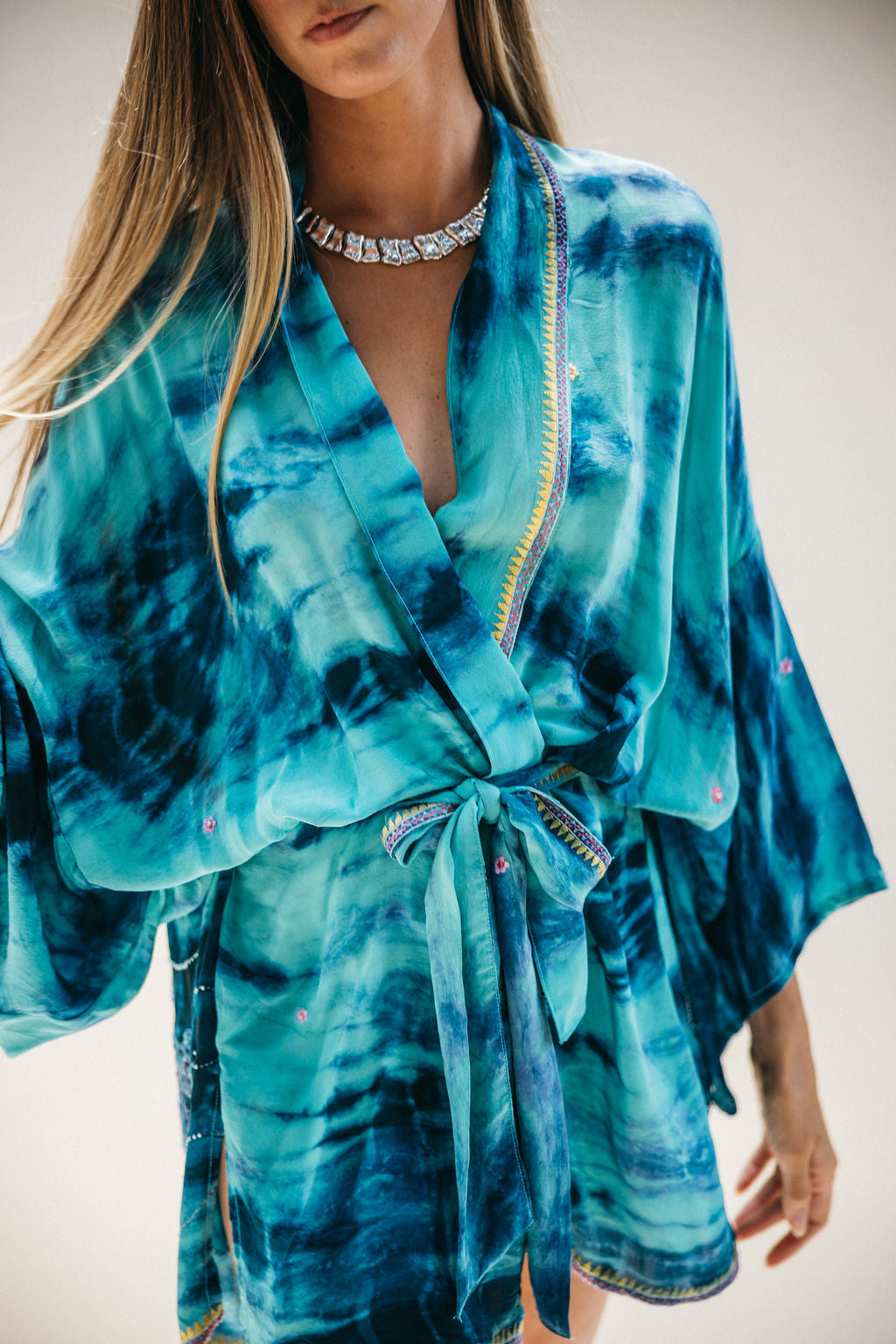 Kimono Wrap Dress - Shelly