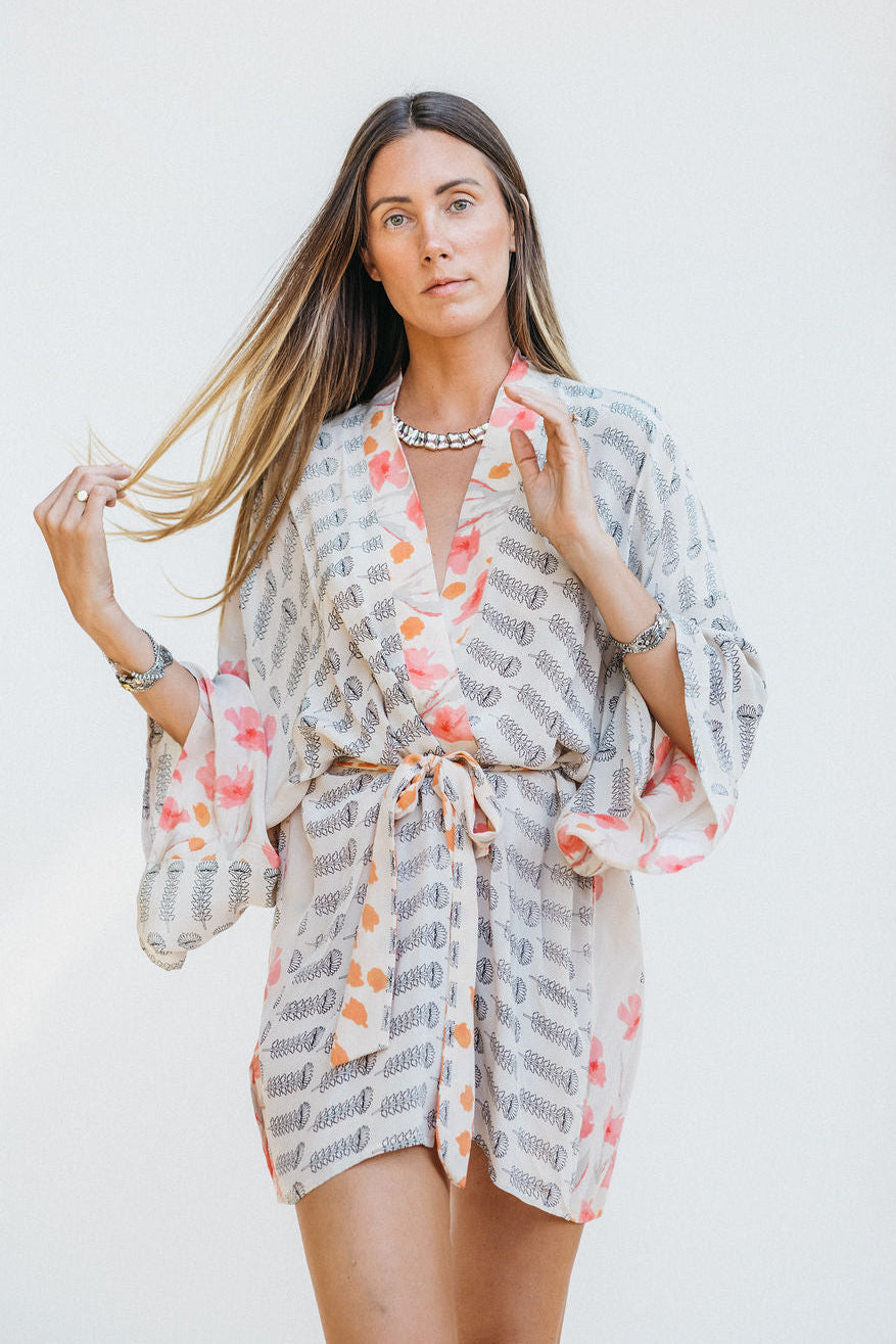 Kimono Wrap Dress - Tomlin