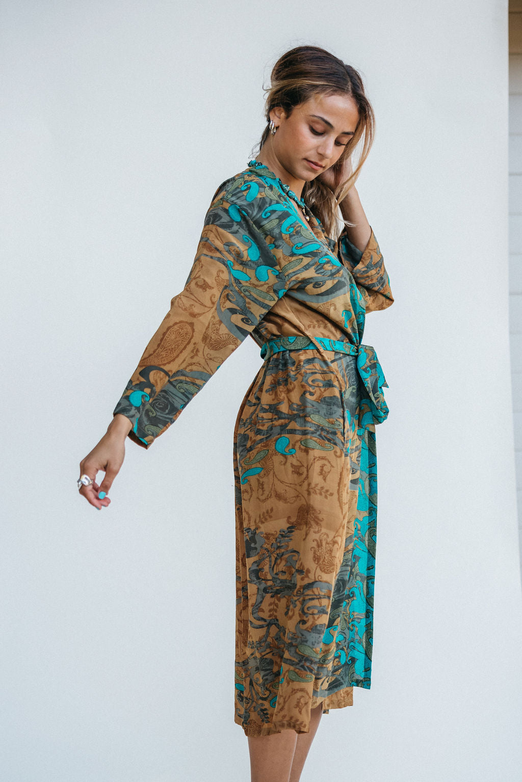 Long Jacket With Belt - Benni