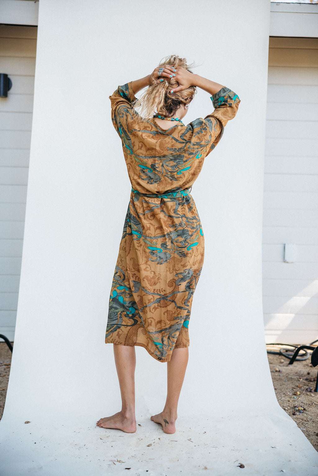 Long Jacket With Belt - Benni