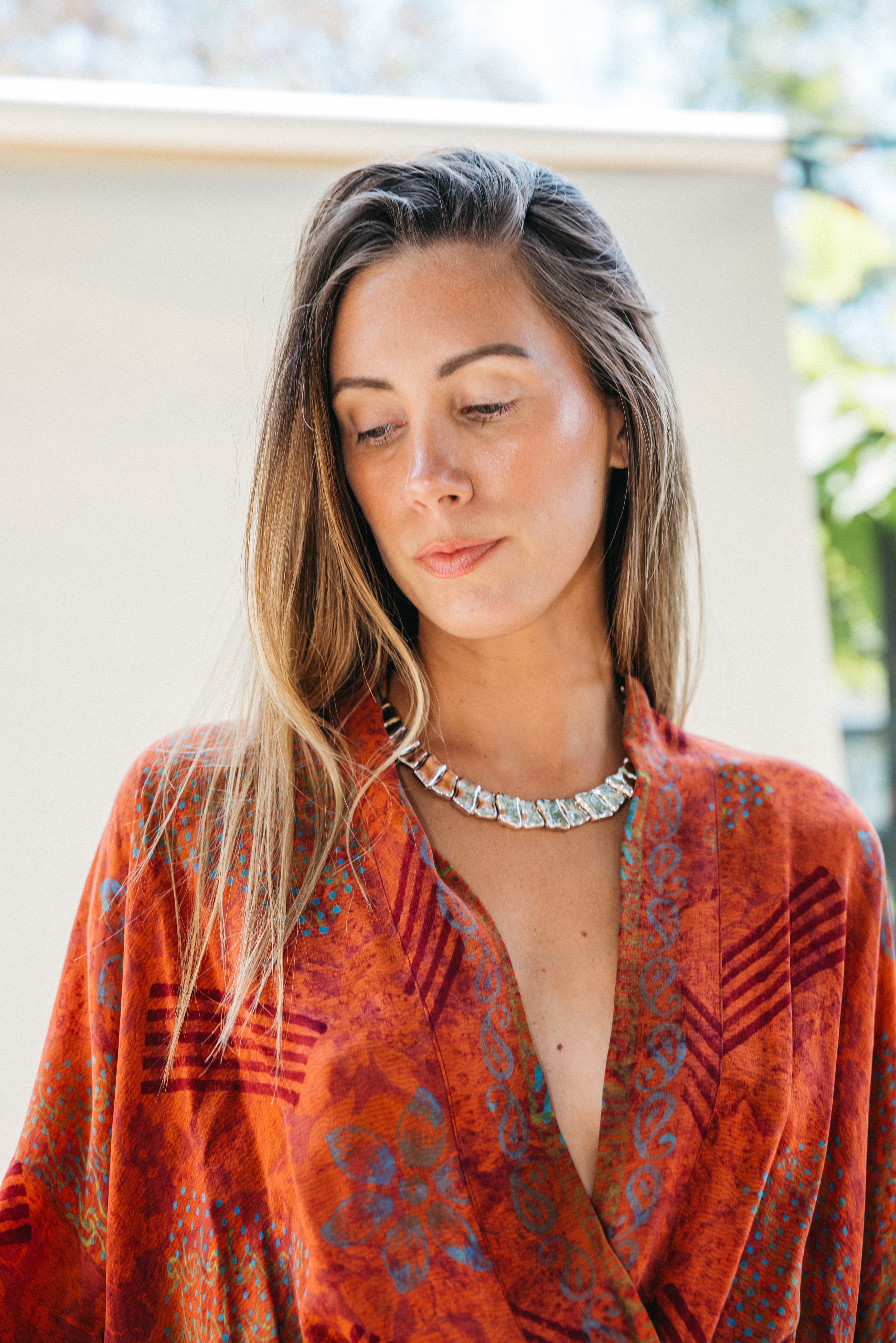 Kimono Wrap Dress - Natty