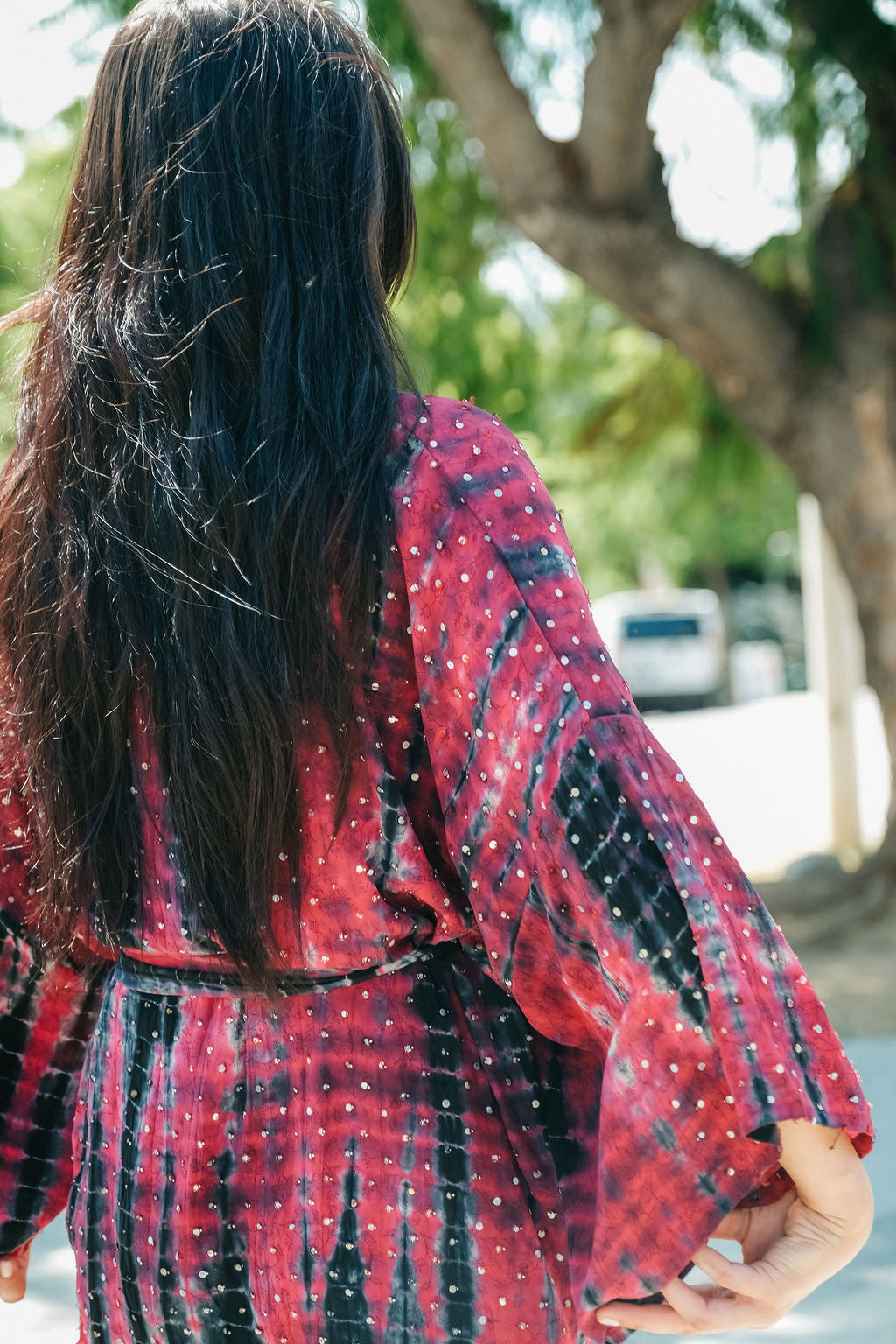 Kimono Wrap Dress - Sunset