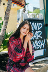 Kimono Wrap Dress - Sunset