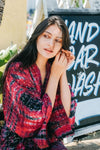 Kimono Wrap Dress - Sunset