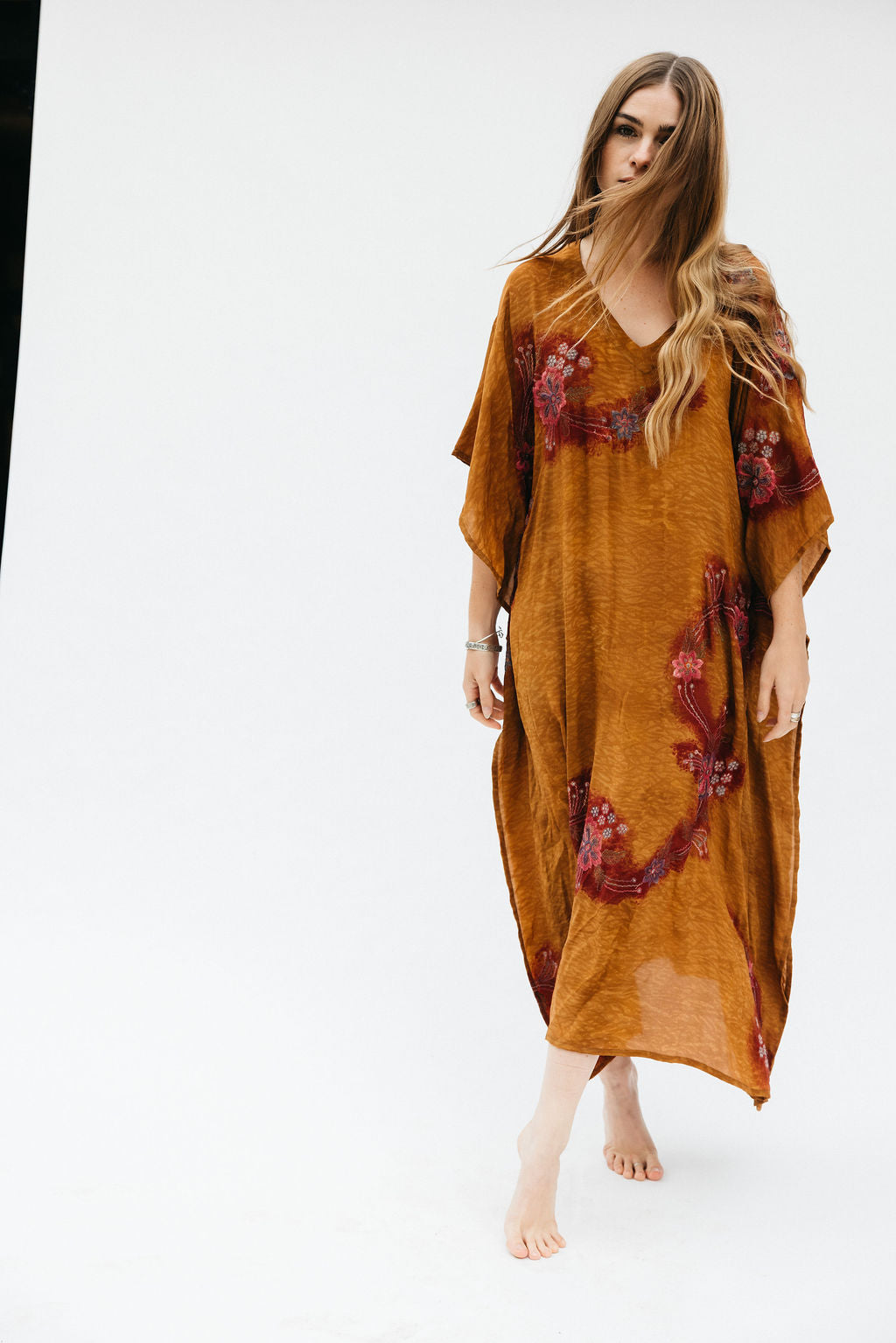 Long Caftan - Honey