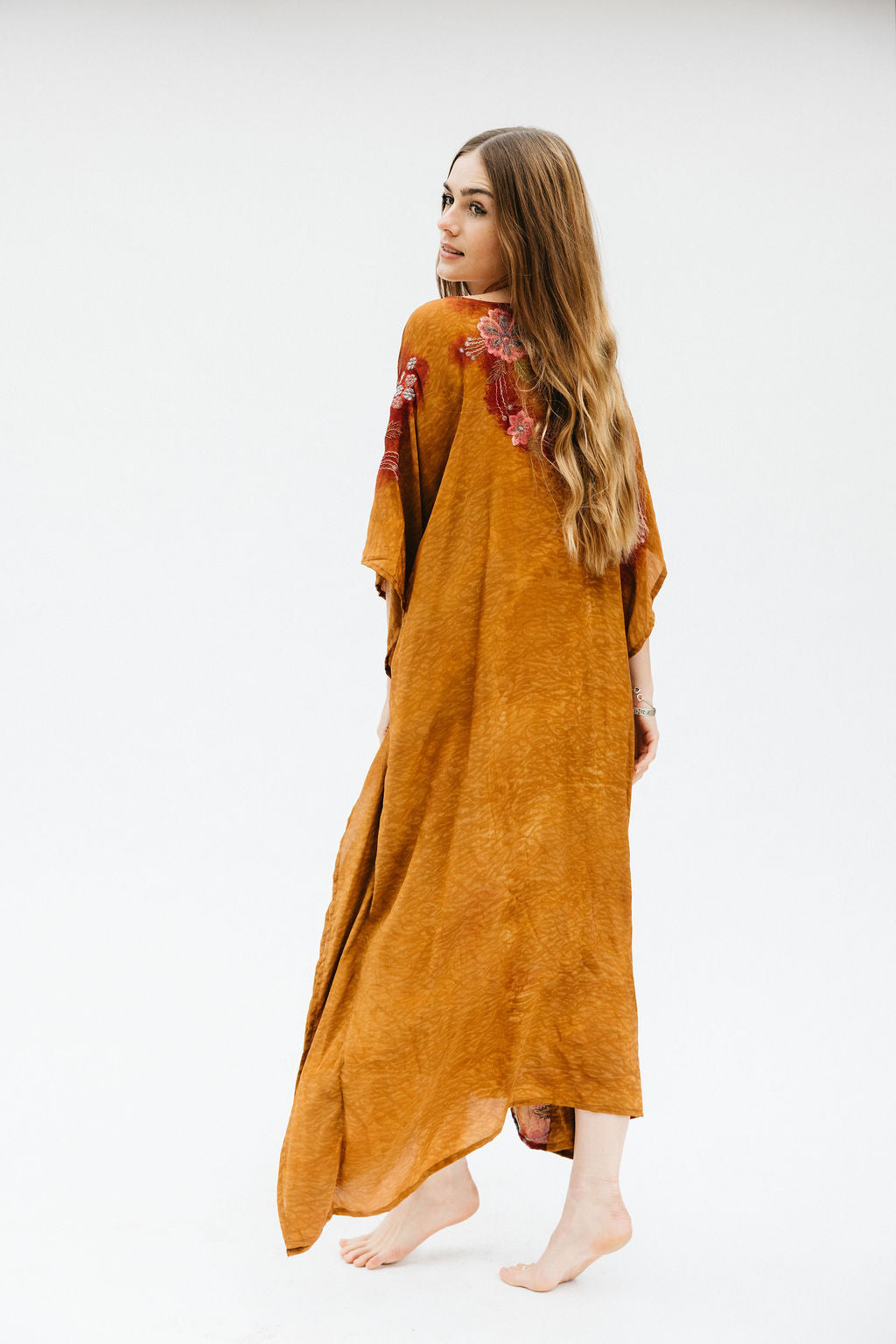 Long Caftan - Honey