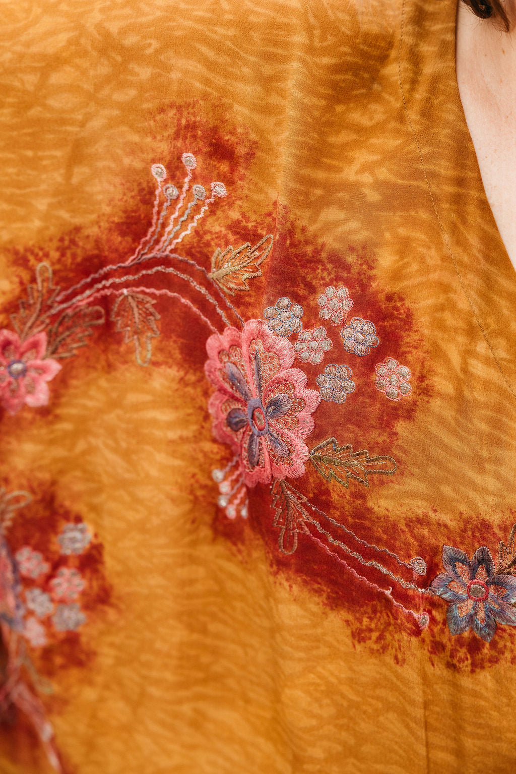 Long Caftan - Honey