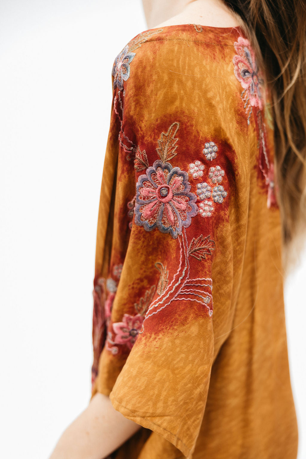 Long Caftan - Honey