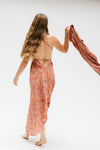 Sun Child Classic Silk Dress - Canyon Gold